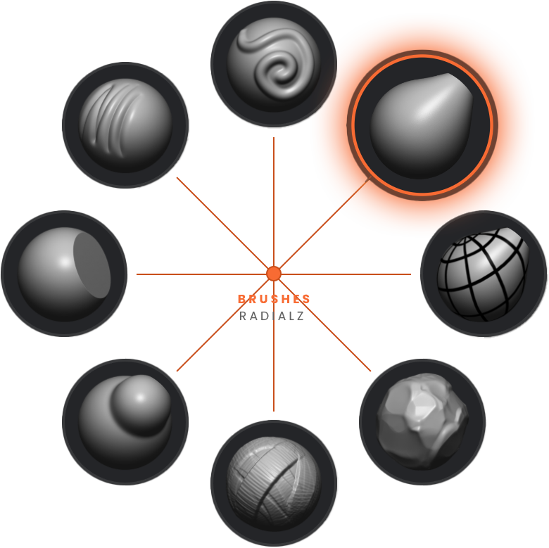 RadialZ radial brush menu